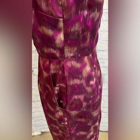 Ann Taylor Loft Purple Dress Size 4 - Picture 4 of 7